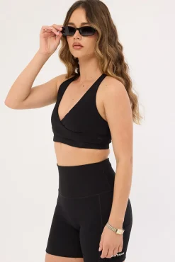 FR Wrap Crop Black