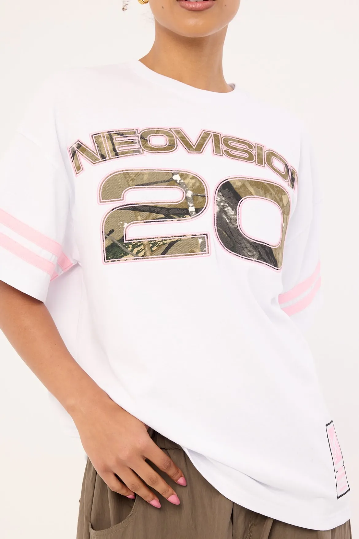 Fragment Camo Heavyweight Relaxed Tee White