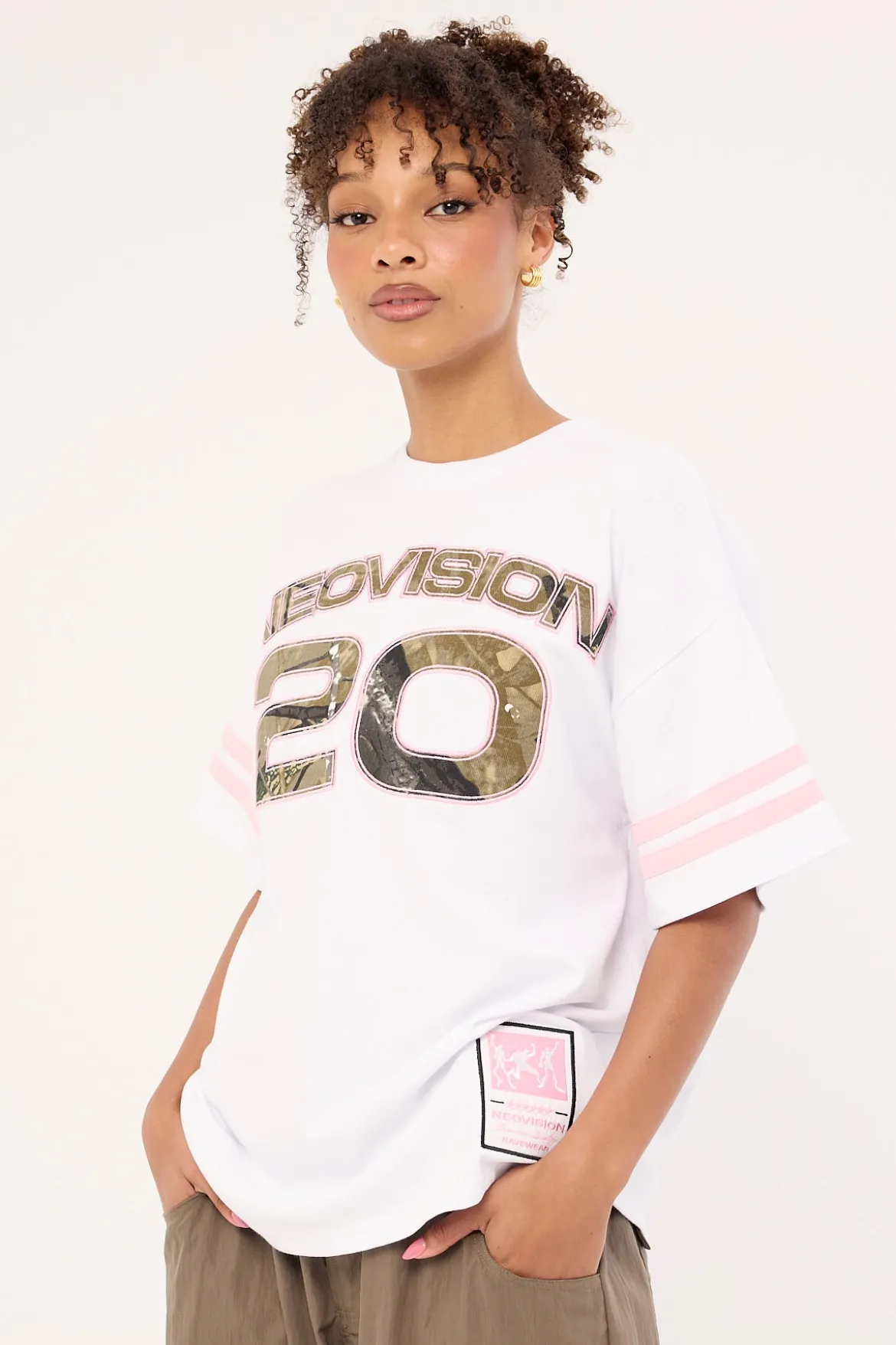 Fragment Camo Heavyweight Relaxed Tee White