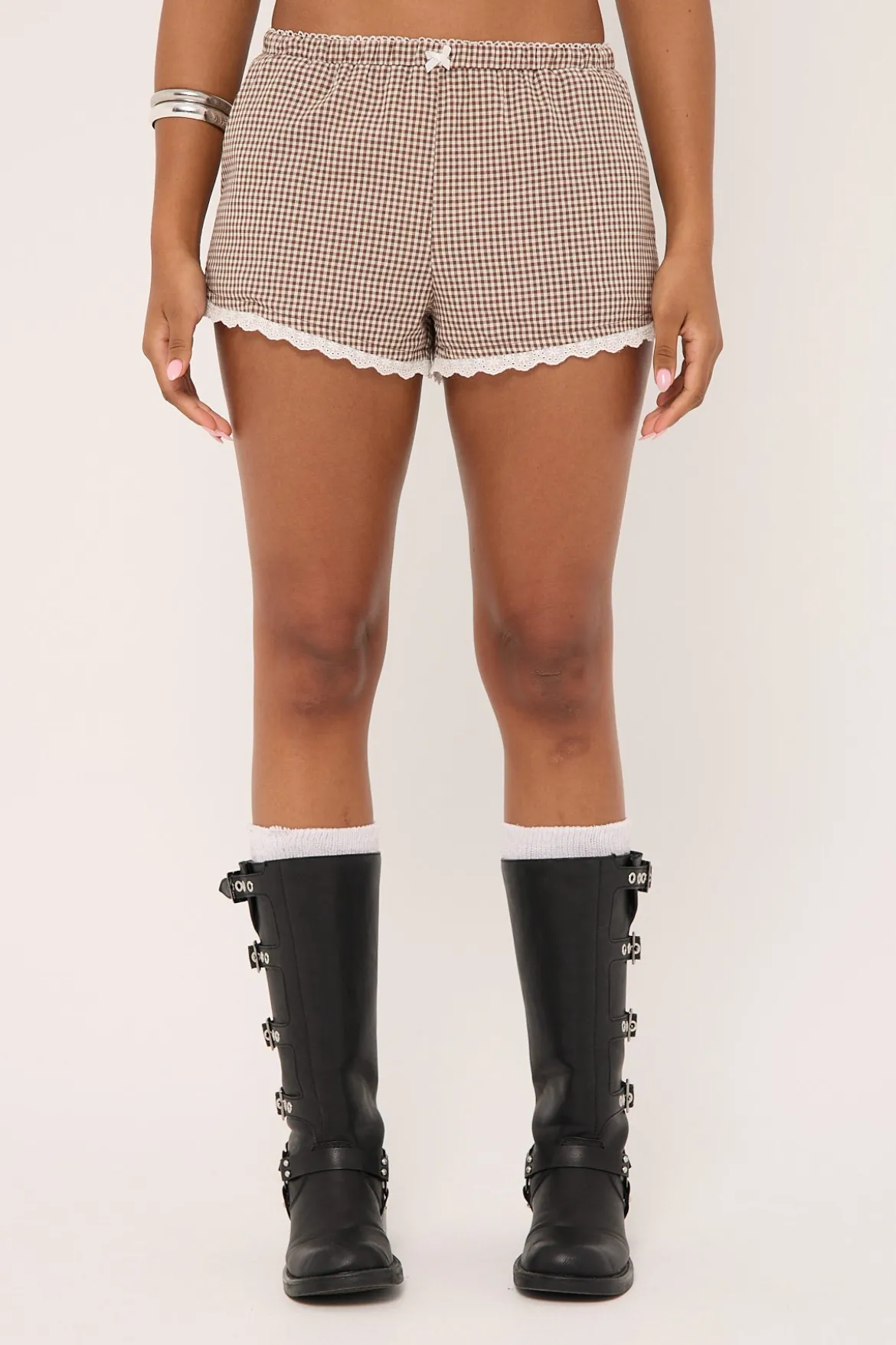 Frankie Bloomer Short Brown Print