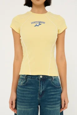 Free Spirit Baby Tee Lemon