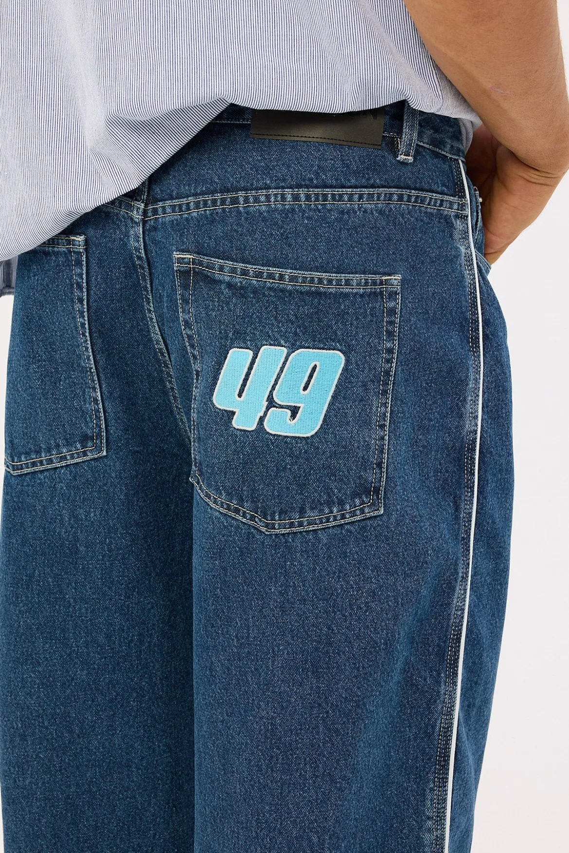 Freestyle Behemoth Super Baggy Jean Rave Blue