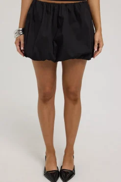 Freja Bubble Skirt Black
