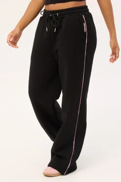 FRNT RNR Wide Leg Sweat Pant Black