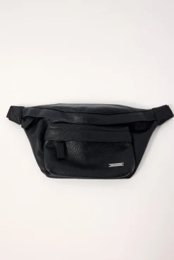 FRNTRNR Leather Hip Bag Black