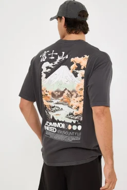 Fuji Heavyweight Boxy Tee Washed Black