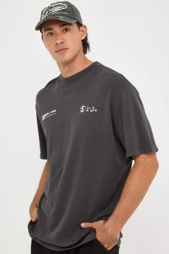 Fuji Heavyweight Boxy Tee Washed Black