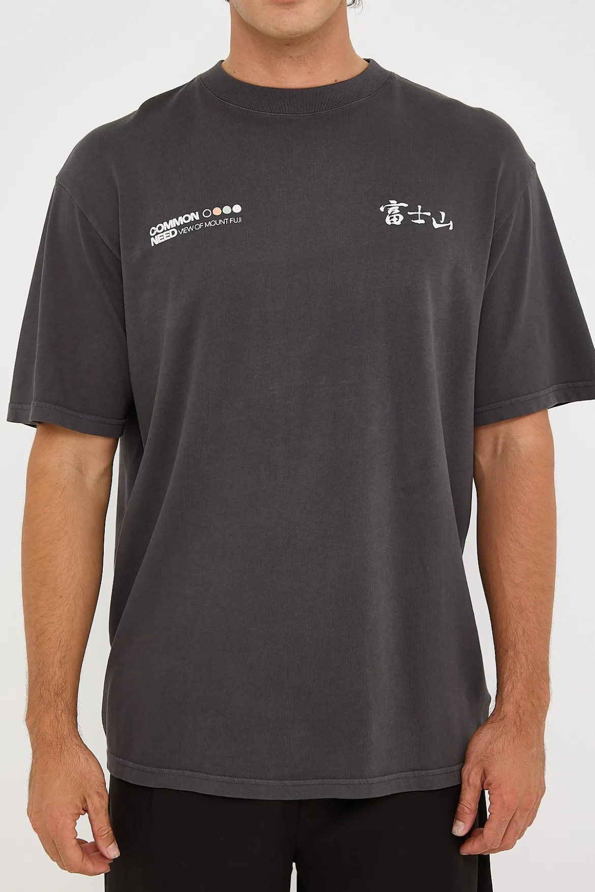 Fuji Heavyweight Boxy Tee Washed Black