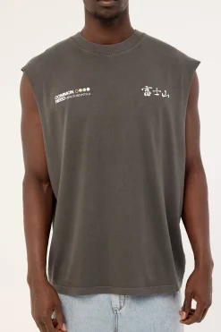 Fuji Muscle Tank Washed Black