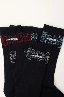 Fumes Sock 3 Pack Black