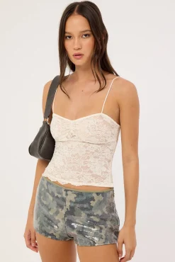 Gaia Sequin Camo Short Camo