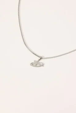 Galaxy Pendant Necklace Brushed Stainless Steel