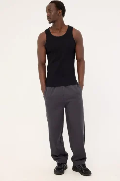 Gallery Panel Sweatpant Washed Black