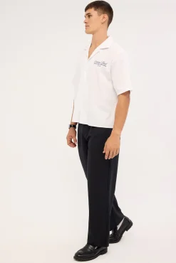 Garrison Pleated Tailored Trouser Black