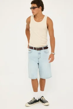 Gazed Big Slacker Denim Short Gazed Blue