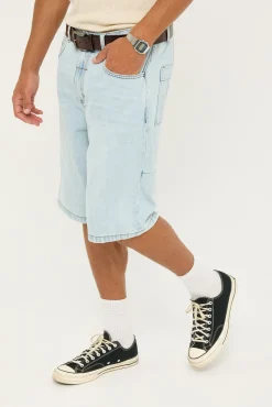 Gazed Big Slacker Denim Short Gazed Blue