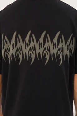 Ghosted Oversize Tee Black