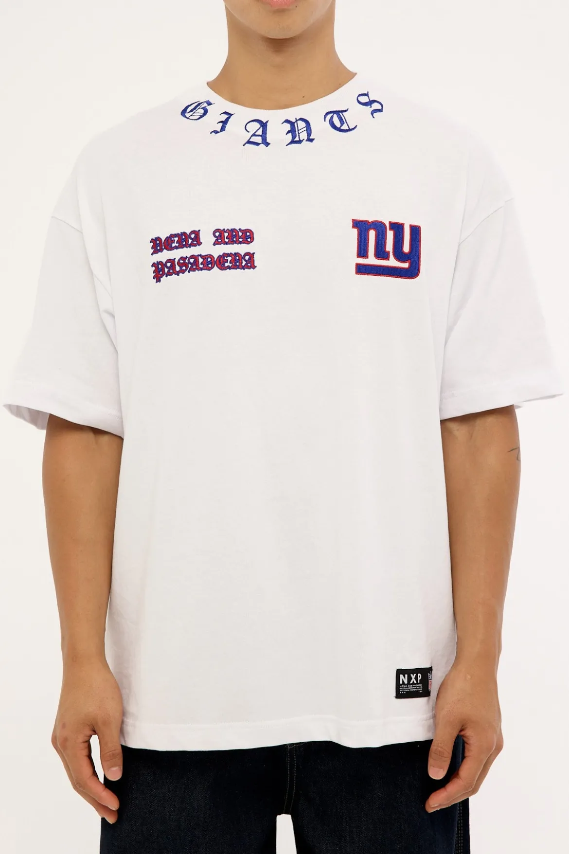 Giants Shield Tee Optical White