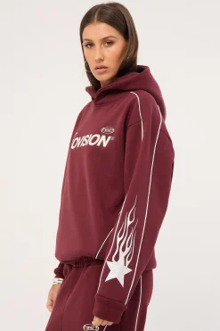 Glade Relaxed Hoodie Burgundy