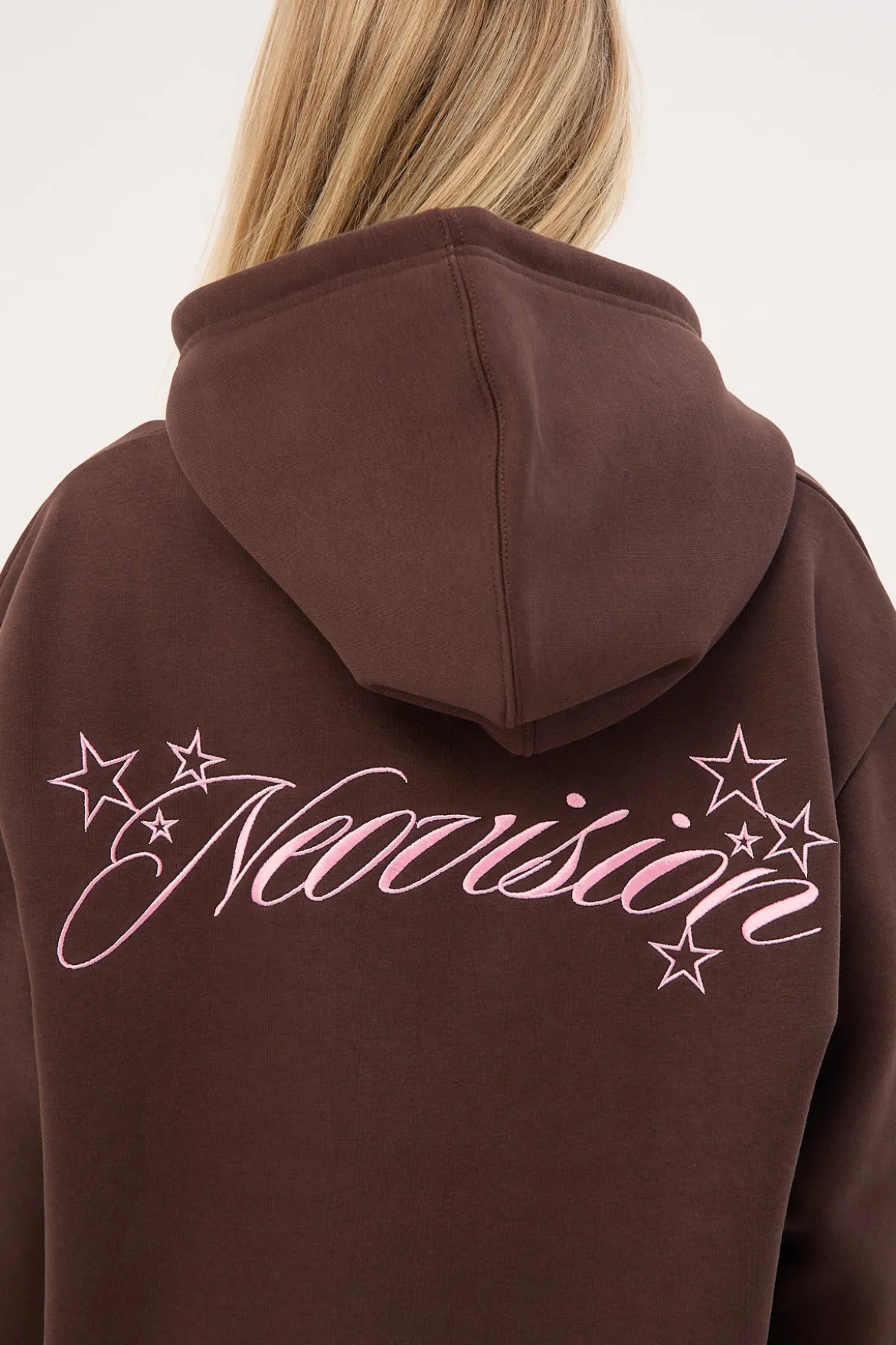 Glint Relaxed Hoodie Coffee