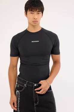 Glyph Slim Compression Tee Black