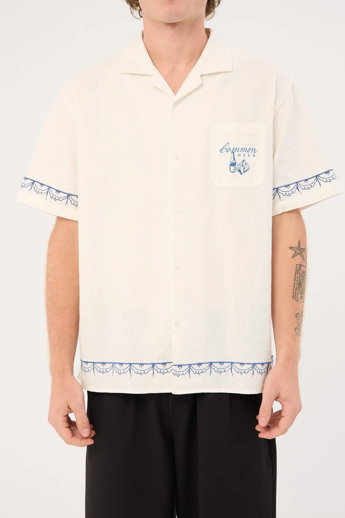 Gnocchi Resort Shirt White