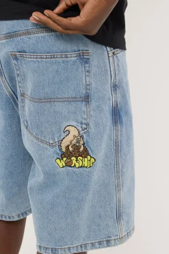 Going Nuts Big Dawg Jean Short Rage Blue