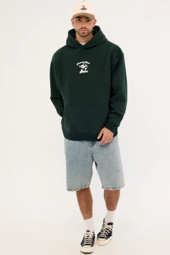 Golfing Boxy Hoodie Dark Green