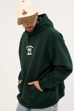Golfing Boxy Hoodie Dark Green