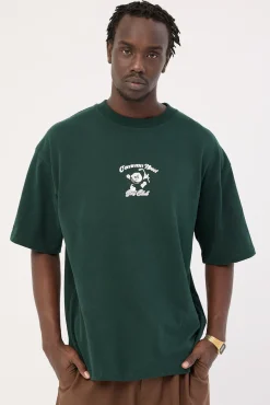 Golfing Brushed Easy Tee Dark Green