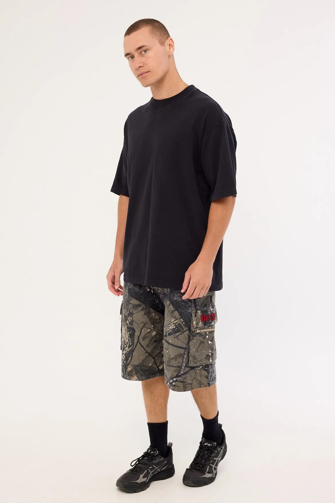Gothic Cargo Shorts Alpine Camo