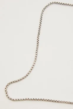 Gothic Cross Pendant Necklace Silver