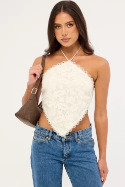 Gracie Halter Top Cream