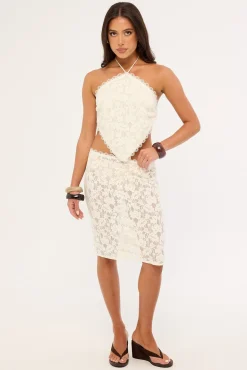 Gracie Halter Top Cream