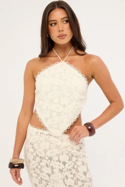 Gracie Halter Top Cream