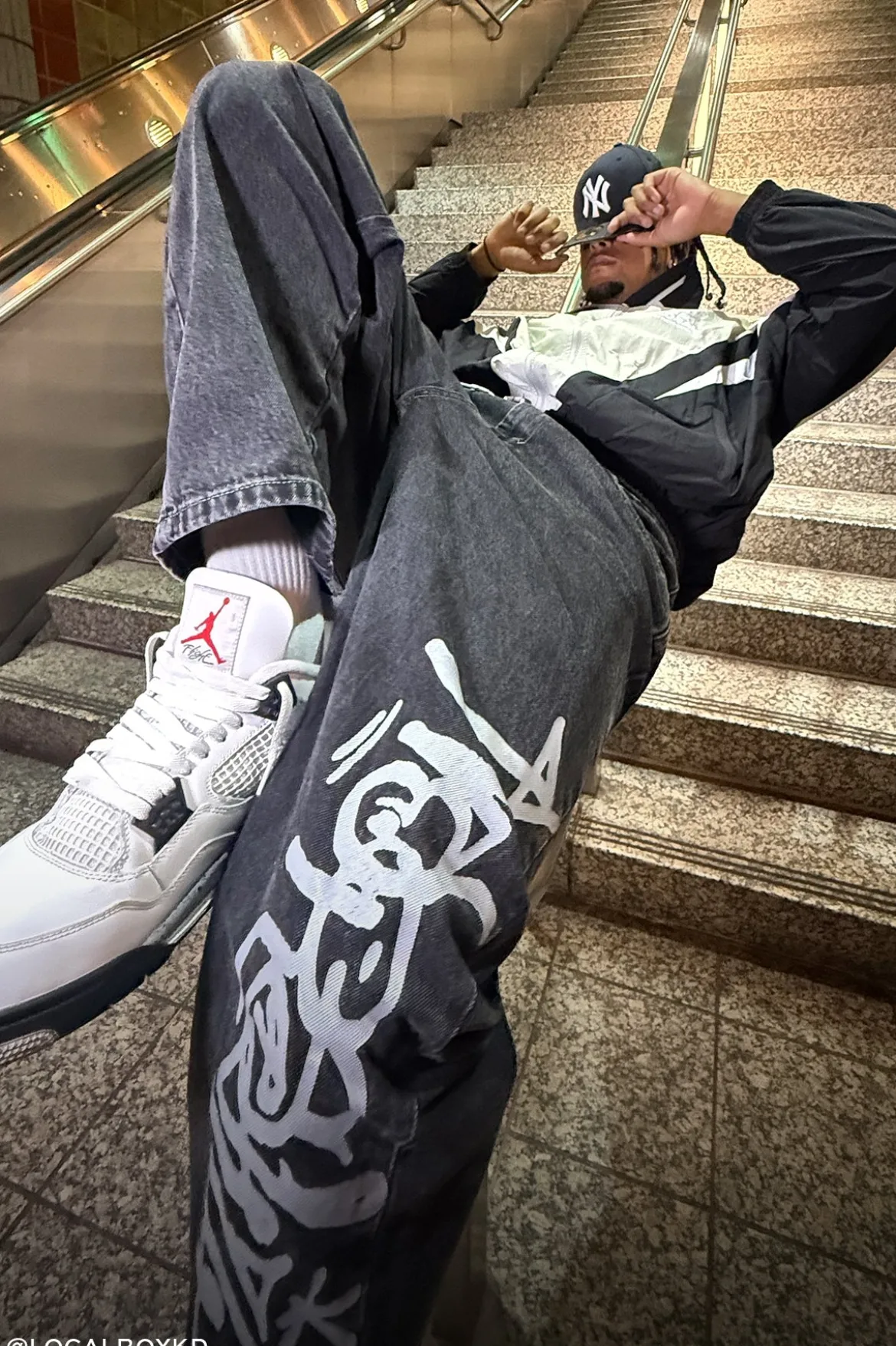Graf Big Dawg Baggy Jean Black Rinse