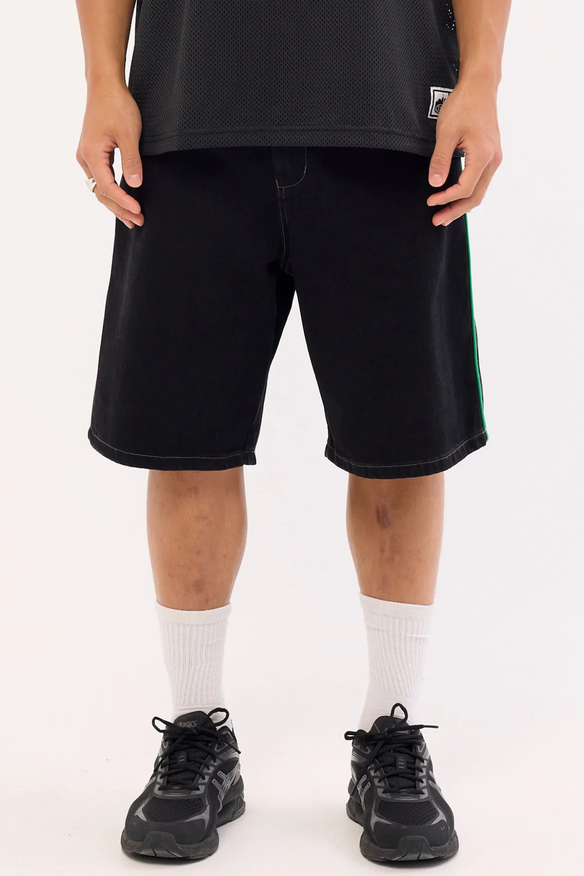 Grand Prix Big Dawg Jean Short Worship Black