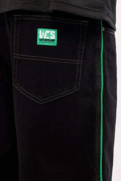 Grand Prix Big Dawg Jean Short Worship Black