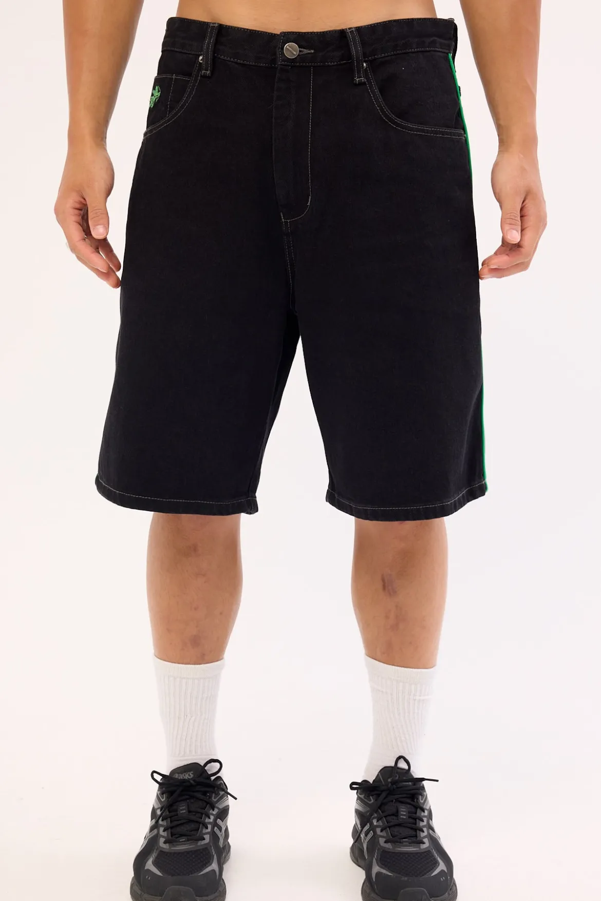 Grand Prix Big Dawg Jean Short Worship Black