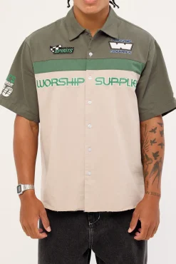 Grand Prix Short Sleeve Shirt Worn Black