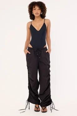 Grave Drawcord Cargo Pant Black