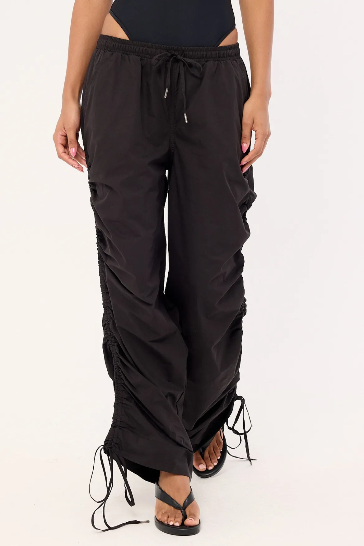 Grave Drawcord Cargo Pant Black