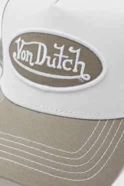 Grey & White Trucker White/Grey