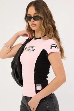 Grid Nano Tee Candy/Black