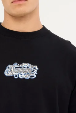 Grime Street Super Heavy Tee Black