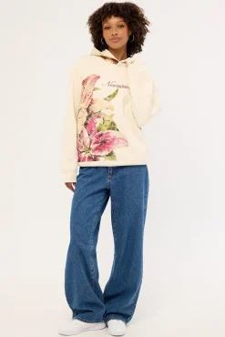 Grimrose Relaxed Hoodie Cream