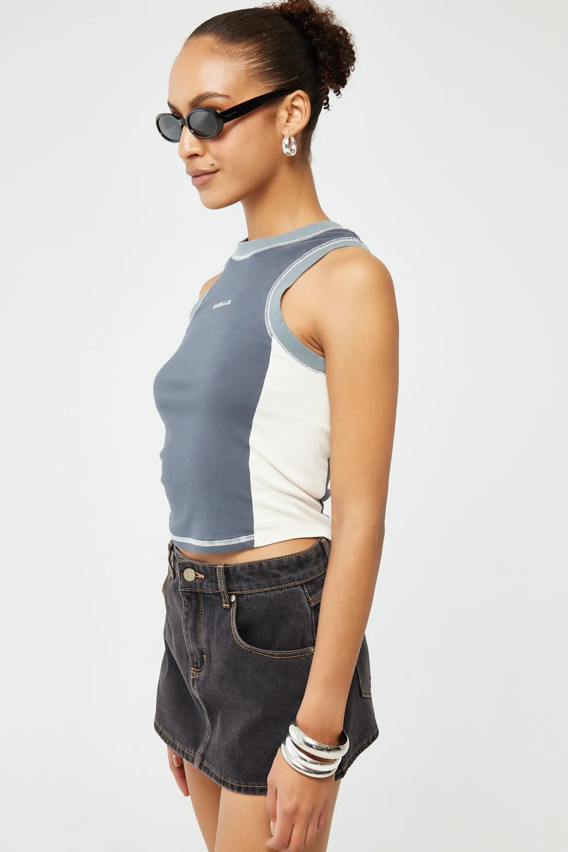 Grip Curve Tank Dark Slate