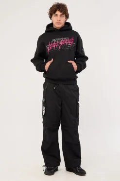 Grit Series Hoodie Black Flamingo