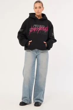 Grit Series Hoodie Black Flamingo