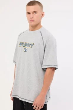 Guido Raglan Tee Grey Marle